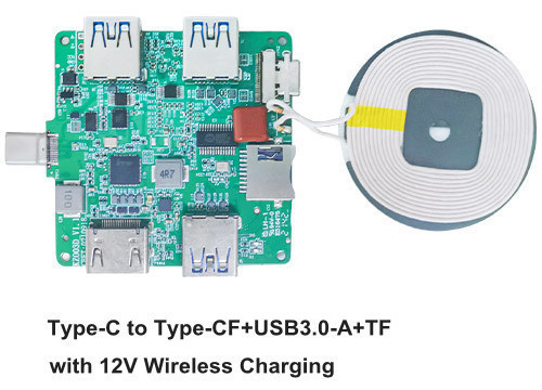 USB-Type-C_to_Type-C_USB3-A_TF_12V_wireless_charging