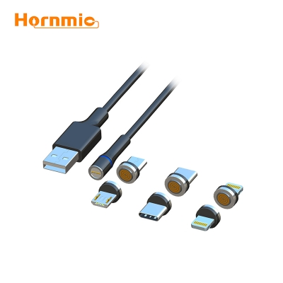 Fast charging magnetic cable